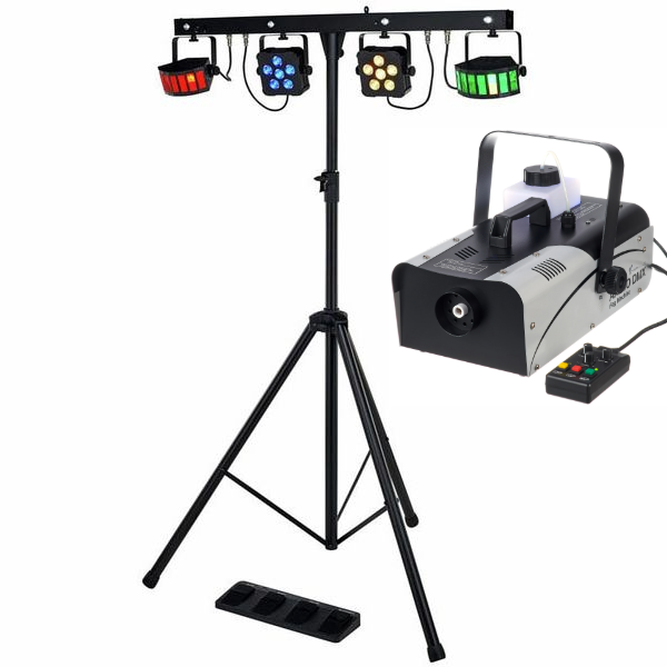 Lichtanlage LED BossFX-2 Pro und AF-150 Fog Machine