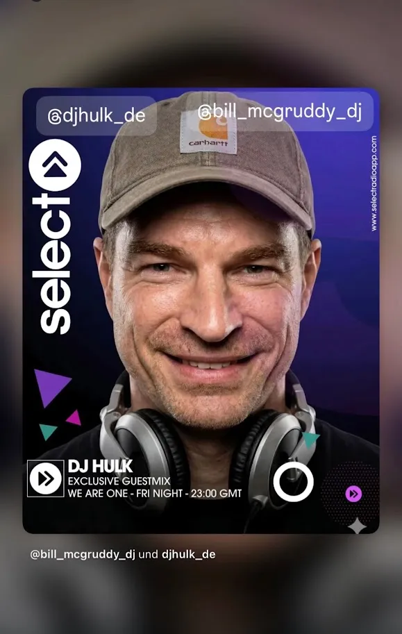 Bill McGruddy x DJ Hulk - Selected Radio Guestmix - We Are One - Fr, Mai-15th 2026